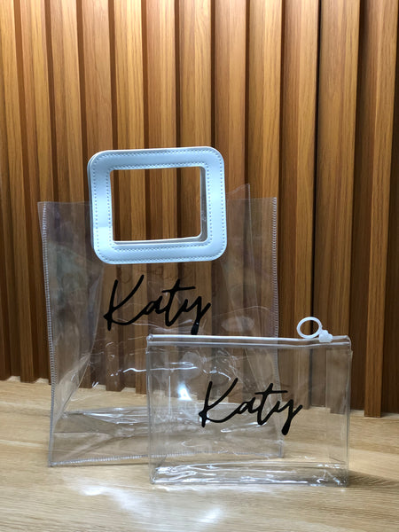 Personalized Clear Tote bag