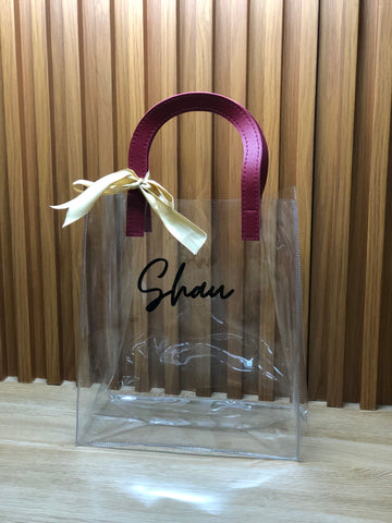 Personalized Clear Tote bag