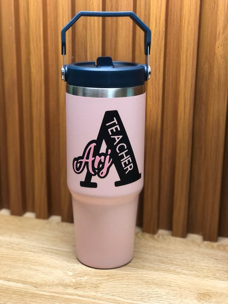 900ml Stainless Tumbler with straw