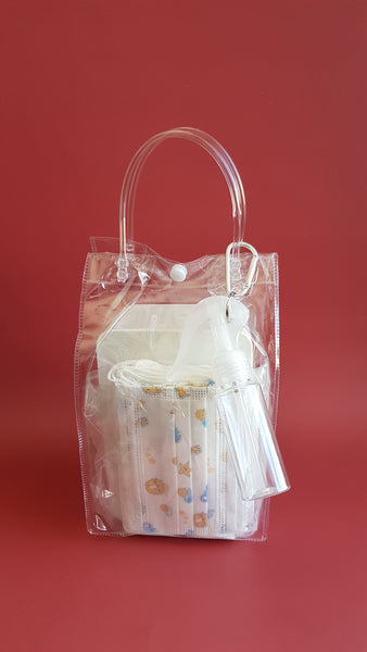 Button Clear Tote Bag