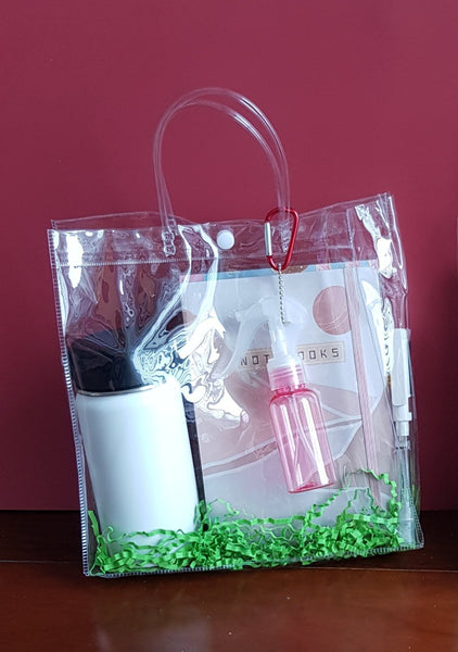 Button Clear Tote Bag