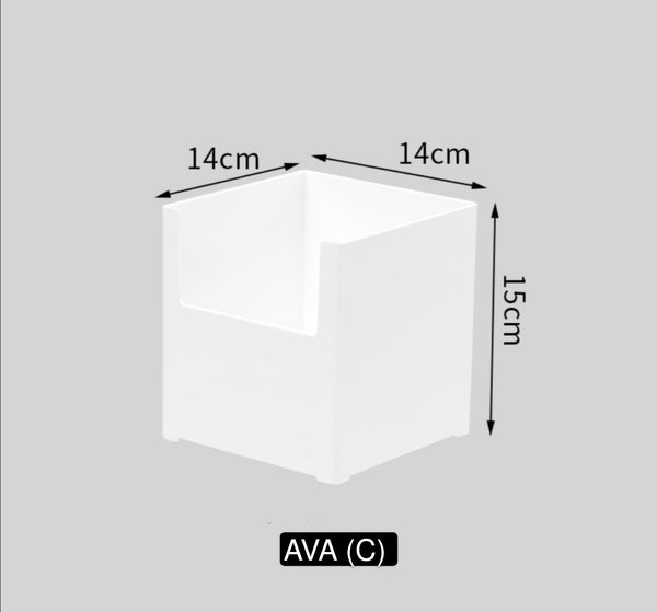 Ava (C) White Bin Storage